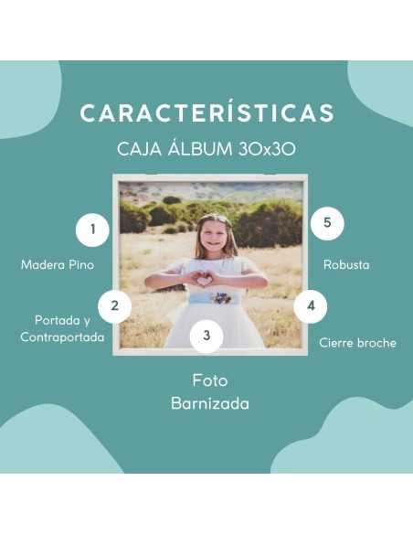 caja madera álbum caja madera álbum