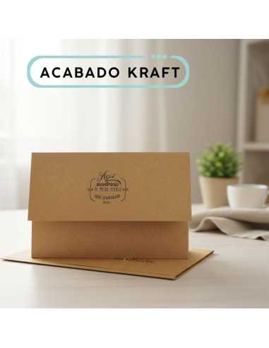 sobres personalizadas para fotos kraft