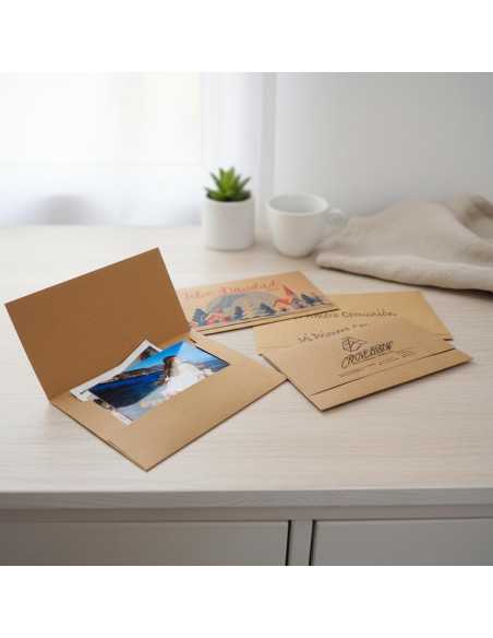 sobres personalizadas para fotos kraft