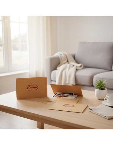 sobres personalizadas para fotos kraft