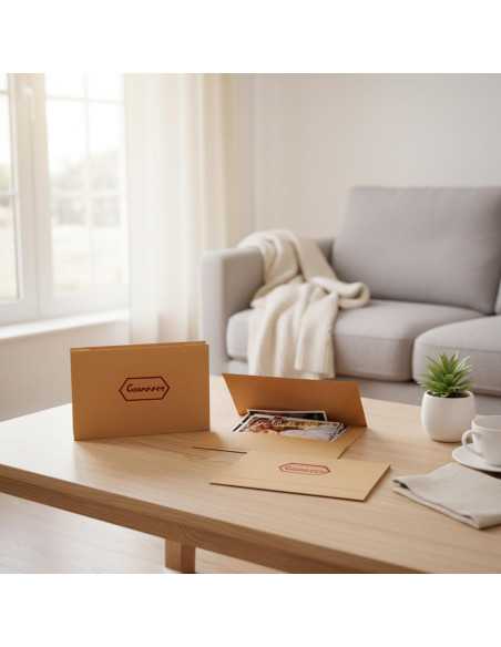 sobres personalizadas para fotos kraft