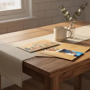 sobres personalizadas para fotos kraft
