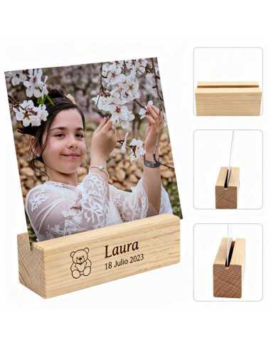 taco de madera para fotos