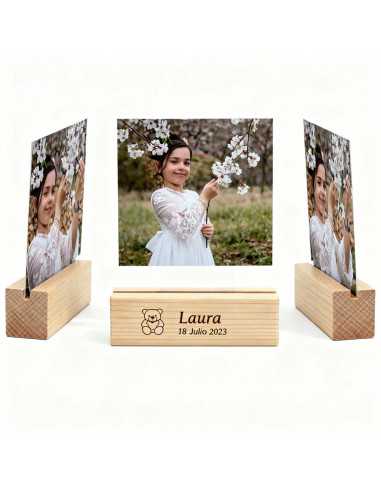 Taco madera fotos 15cm