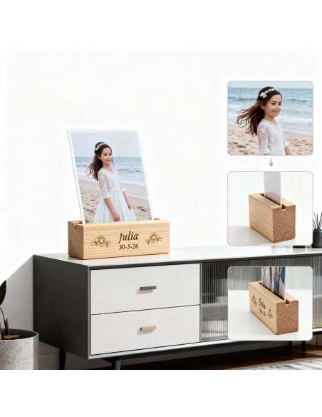 tacos de madera para fotos