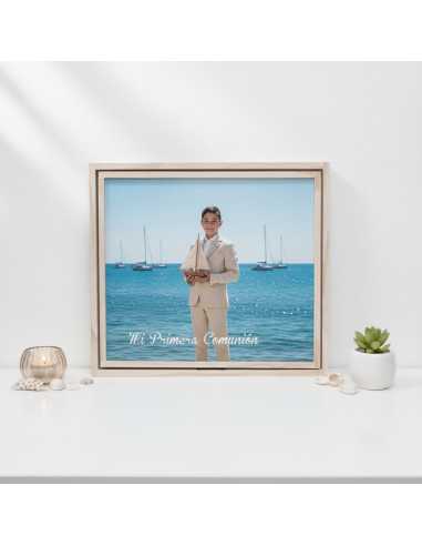 caja giratoria madera álbum