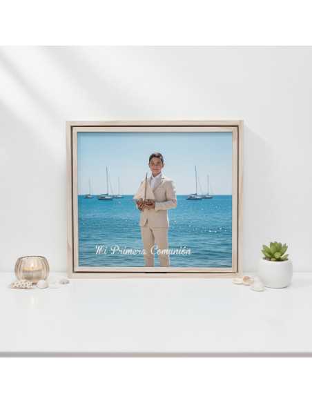 caja giratoria madera álbum