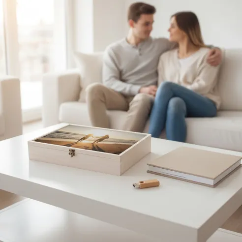 caja madera 30x40 blanca