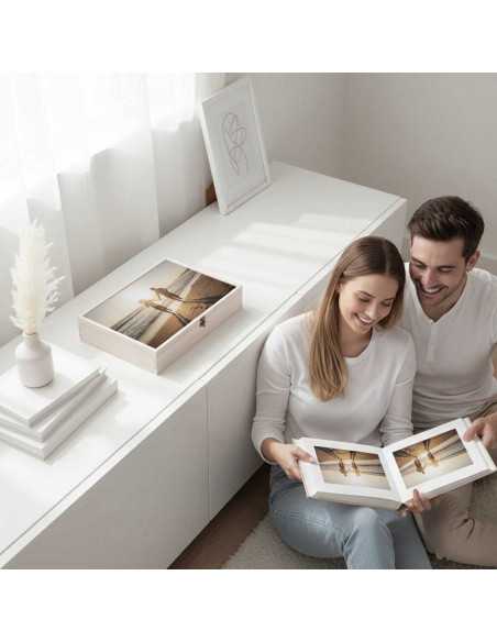 caja madera 30x40 blanca caja madera 30x40 blanca