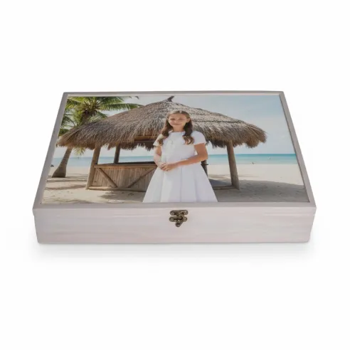 caja madera 30x40 blanca