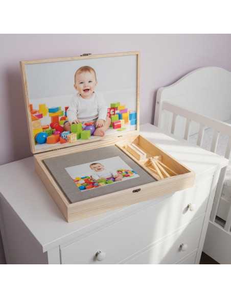 caja madera álbum caja madera álbum