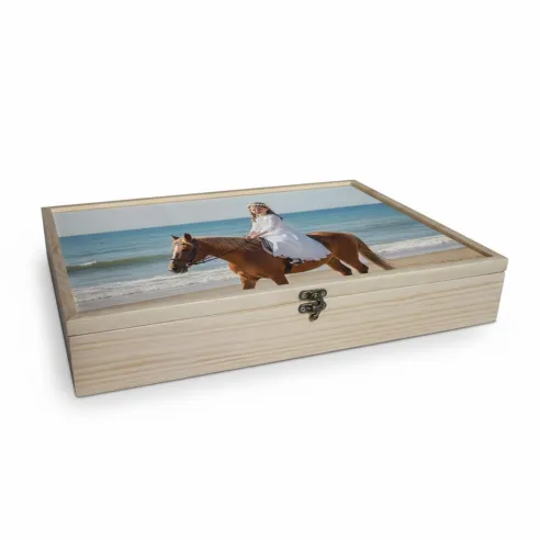 caja madera álbum