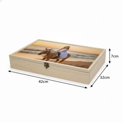 caja madera álbum