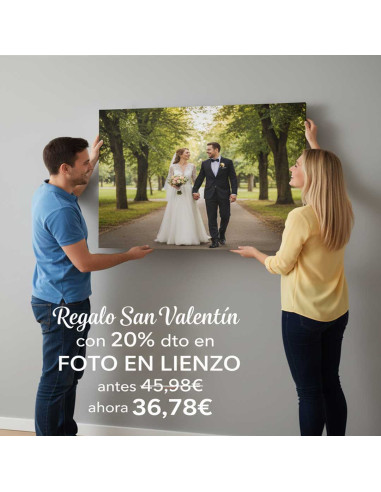 Foto en lienzo Oferta 20% dto