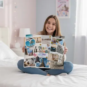 vision board en lienzo