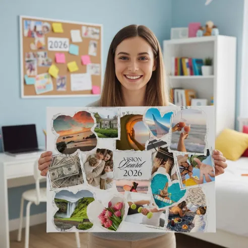 vision board en lienzo