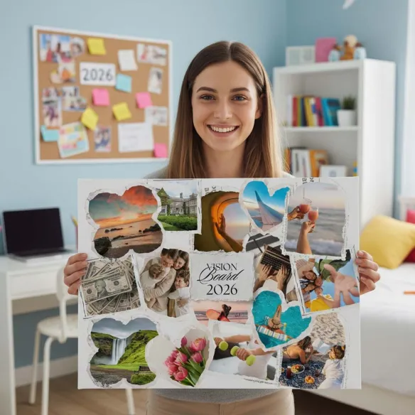 vision board en lienzo