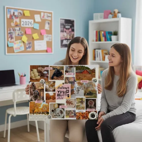 Vision board con foto en lienzo, diséñalo con tus fotos favoritas yá