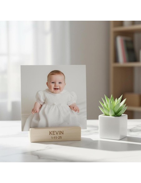 Recordatorios comunión, 13x13 a dos caras con portaláminas para fotos