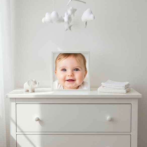 caja de luz blanca 35x35