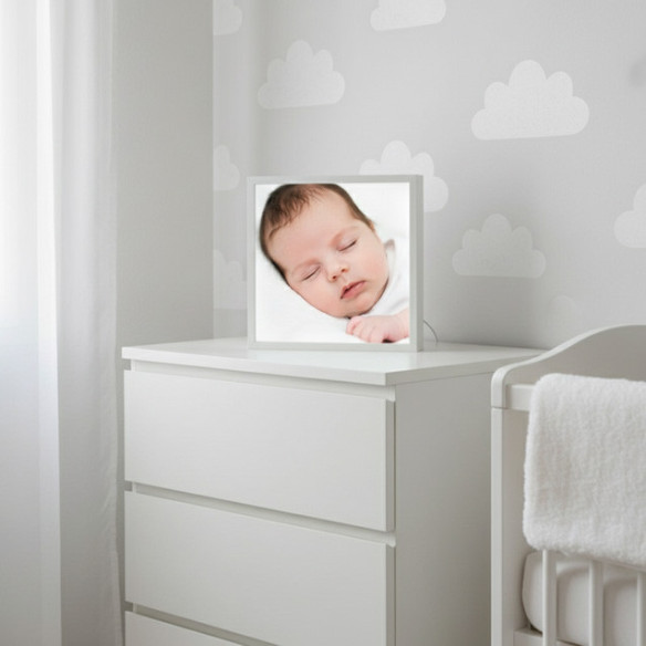 caja de luz blanca 35x35