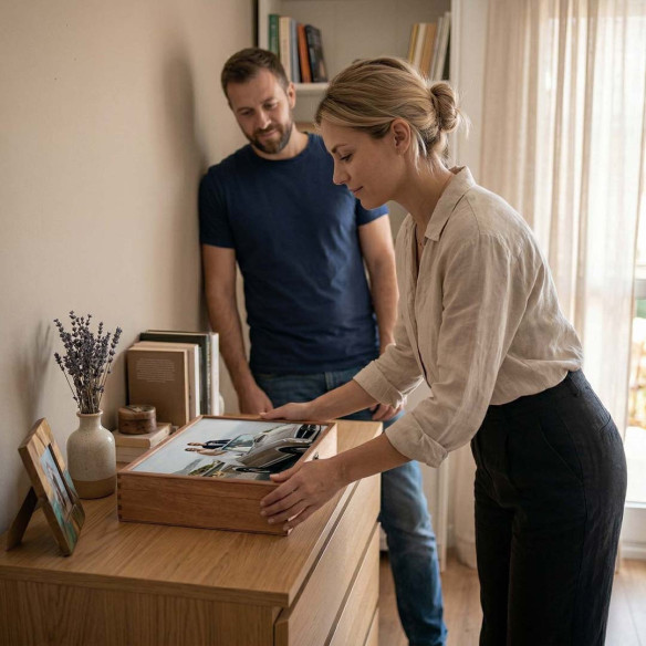 cajas de madera para fotógrafos