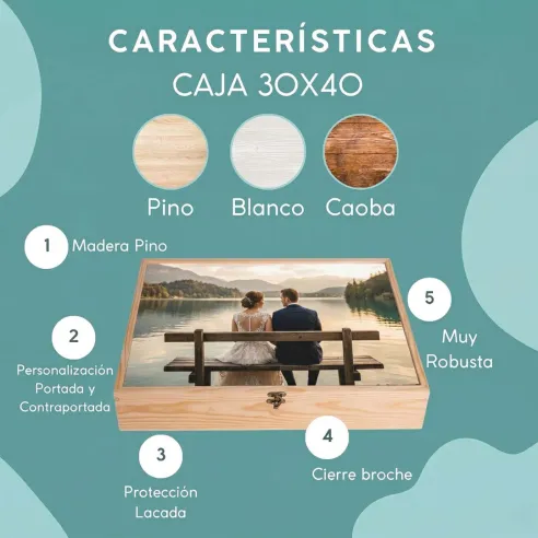 cajas de madera para fotógrafos
