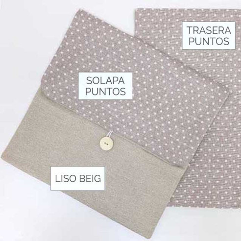 bolsa tela para álbum