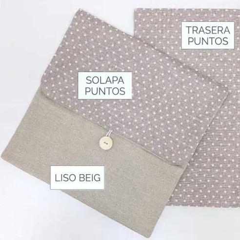 bolsa tela para álbum