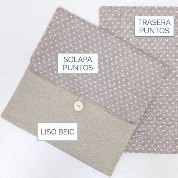 bolsa tela para álbum
