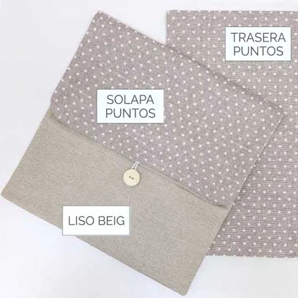 bolsa tela para álbum