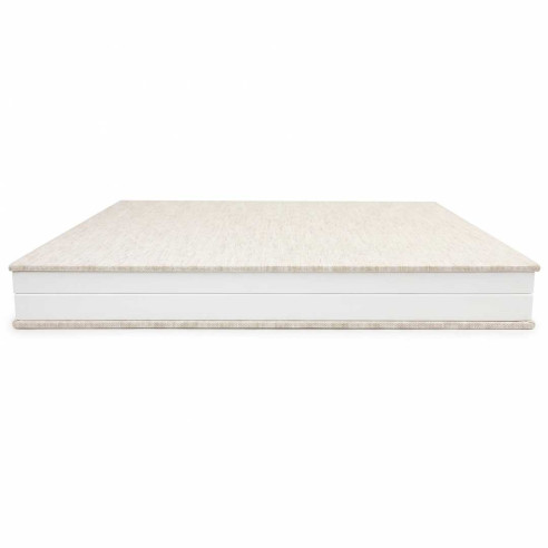 caja álbum lino blanca