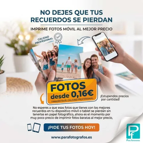 Imprimir fotos baratas 10x15, el mejor recuerdo merece sacarlo en papel, aprovéchate