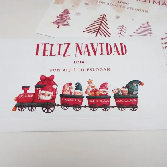 sobres personalizados para fotos navidad