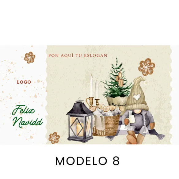 sobres personalizados para fotos navidad