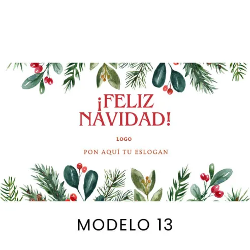 Tarjetas personalizadas para fotos de Navidad kraft