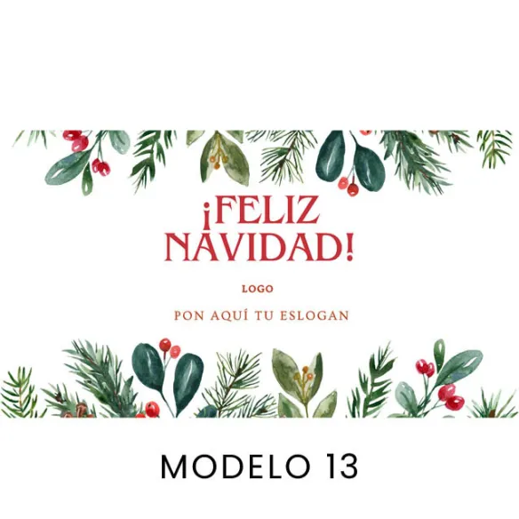 Tarjetas personalizadas para fotos de Navidad kraft