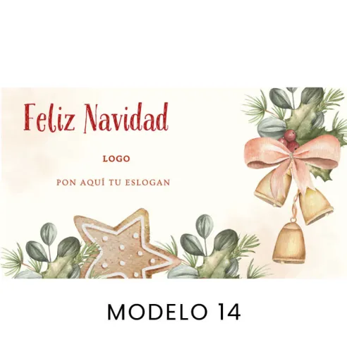 Tarjetas personalizadas para fotos de Navidad kraft