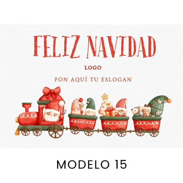 Tarjetas personalizadas para fotos de Navidad kraft