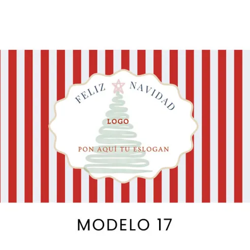 Tarjetas personalizadas para fotos de Navidad kraft