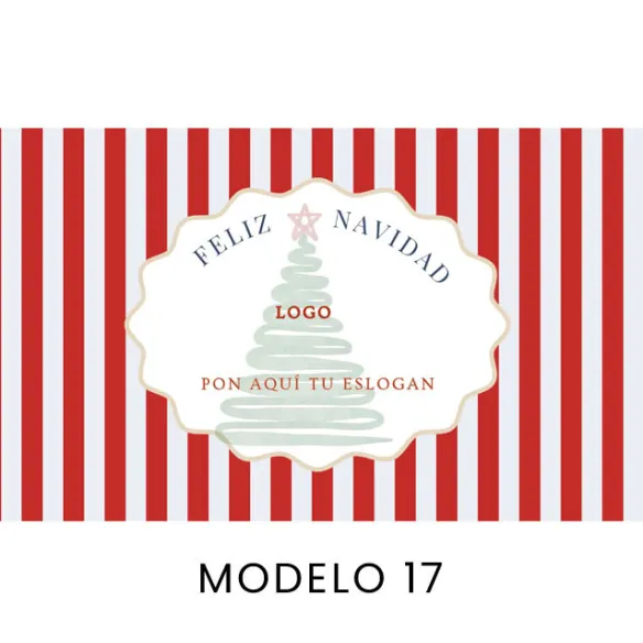 Tarjetas personalizadas para fotos de Navidad kraft