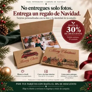 tarjetas felicitación navidad personalizadas 2