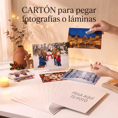 cartón para fotos 15x20