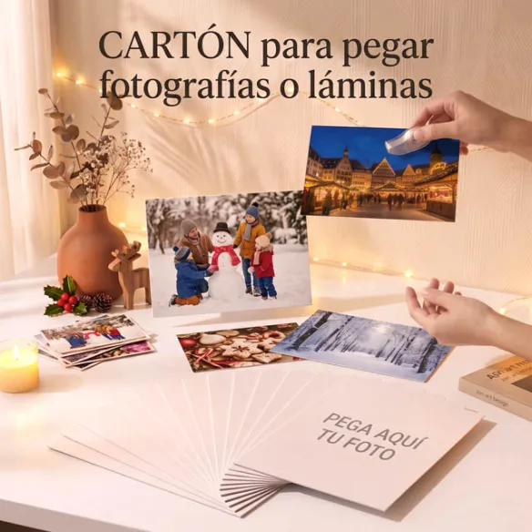 cartón para fotos 15x20