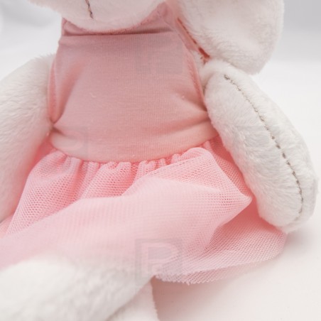 Conejita peluche rosa