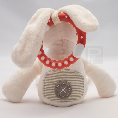 Conejito peluche con mordedor